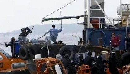 中韩海警对峙2小时，中方持刀拦截，被强占25年苏岩礁有望收回？