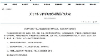 中方决定：石平，冻结财产、禁止入境
