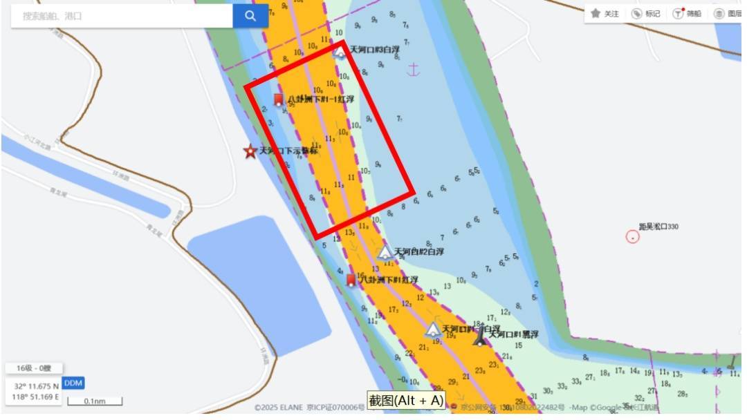 长江南京段水深异常,江苏海事部门发布提醒