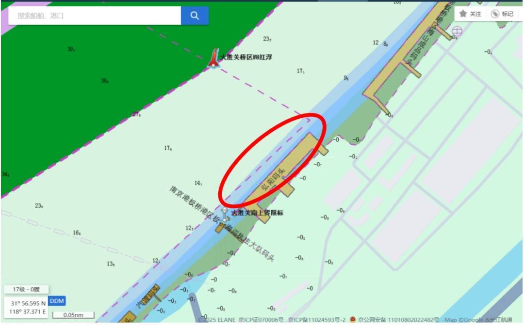 长江南京段水深异常,江苏海事部门发布提醒