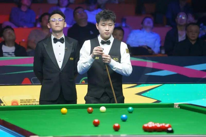 斯诺克国锦赛|再演绝杀好戏 赵心童6比5力克塞尔比进四强